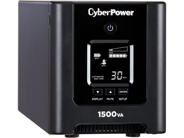 CyberPower PFC Sinewave Series OR1500PFCLCD 1500 VA 1050 Watts 8 Outlets UPS
