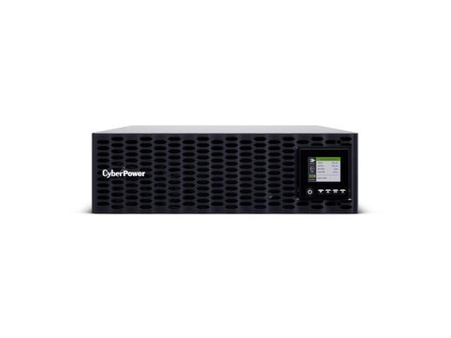 CyberPower OL5KRTHDL Smart App Online UPS Systems - 5000VA/5000W, 200 - 240 VAC, Hardwire Terminal (NEMA L6-30P power cord included), 3U, Rack / Tower, Sine Wave, 4 Outlets, LCD, PowerPanel® Business