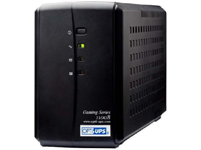 OPTI-UPS Gaming Series GS1100B 1100VA 550W 6 Outlets Line Interactive UPS 6-Outlet USB