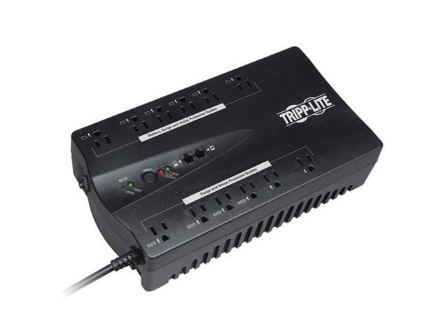 Tripp Lite ECO750UPSTAA Series TAA-Compliant ECO Series 120V 750VA 450W Energy-Saving Standby UPS with USB port and 12 Outlets - 750VA/450W - 2.5 Minute Full Load - 6 x NEMA 5-15R -6 x NEMA 5-15R