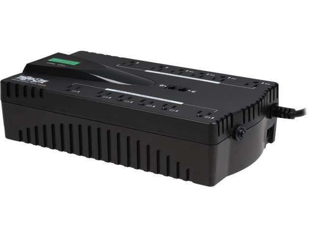 Tripp Lite 850 VA UPS Battery Backup, LCD, 425 Watts Eco Green, USB, RJ11, 12 Outlets (ECO850LCD)