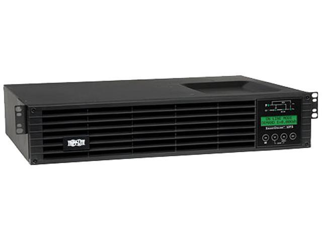 Photo 1 of Tripp Lite Smart Online 1.5kVA UPS Back Up, Double-Conversion, 120V 1.35kW 2U Rack / Tower, Extended Run, Network Card Slot, LCD, USB, DB9