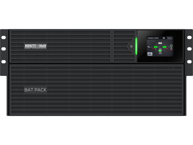 Minuteman ED10KRT UPS Online 208-240V 9000W 4U Rack/Tower Ext Run ...