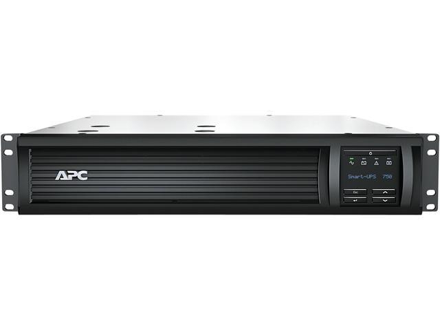 Apc Smart Ups Smt750rmi2uc 750va Lcd Rm 2u 230v With Smartconnect Neweggca 1377