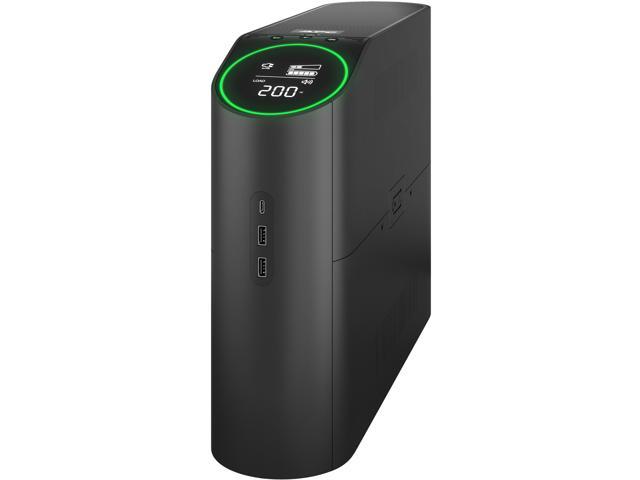 APC Gaming UPS, 1500 VA Sine Wave UPS Battery Backup with AVR and (3) USB Charger Ports, BGM1500B, Back-UPS Pro Uninterruptible Power Supply