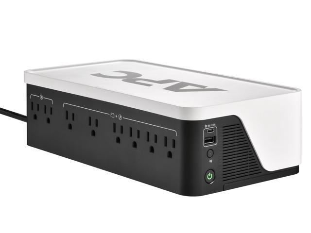 APC BE900G3 Back-UPS, 900VA/540W, Floor/Wall Mount, 120V, 8x NEMA 5-15R outlets, USB Type A + C Ports - Floor/Wall Mountable - 8 Hour Recharge - 120 V Input - 120 V AC Output -USB - 6 x NEMA 5-15R