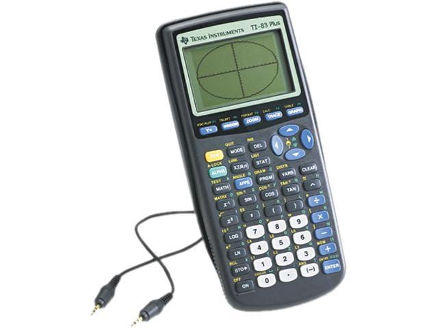 TESTED. Texas Instruments TI-83 Plus Black Graphing Calculator 
