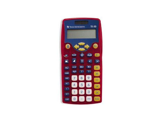 Texas Instruments TI10TK 2-line calculator with large keys - 10 Pack