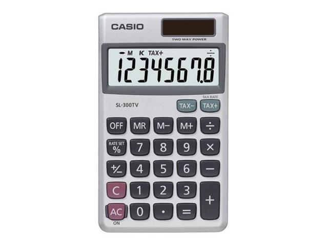 Casio SL-300 Wallet Style Pocket Calculator