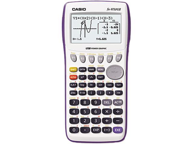 Casio FX-9750GII Graphing Calculator - White