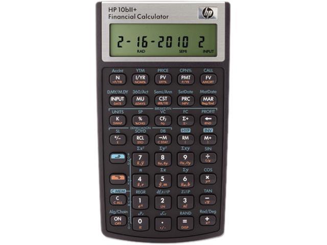 HP 10bII Financial Calculator, 12-Digit LCD