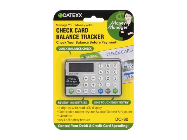 DATEXX DC-80 Financial Calculator- Card Balance Tracker - Newegg.com