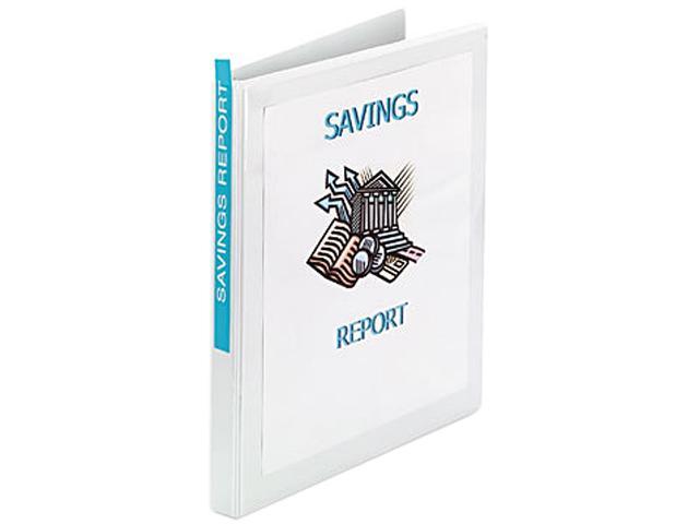 Photo 1 of Avery® Economy Round 3-Ring View Binder, 1/2", White (5706)
set of 12