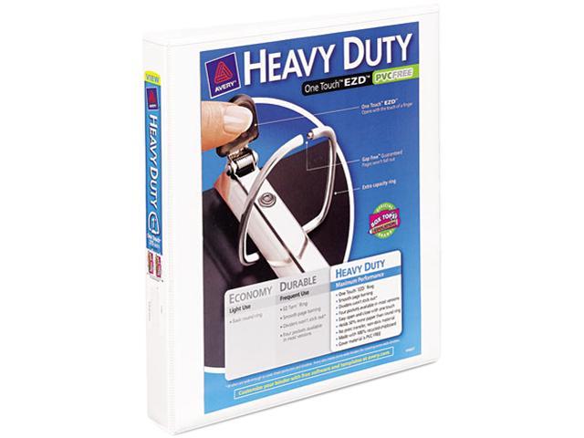 Photo 1 of Avery Heavy Duty 1" 3-Ring View Binders, D-Ring, White (79-199/79-799)