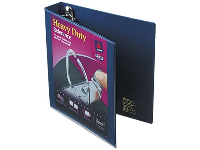 Photo 1 of Avery Nonstick Heavy-Duty EZD Reference View Binder, 1-1/2" Capacity, Navy Blue