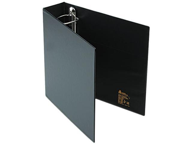 Photo 1 of Avery Heavy-Duty Vinyl EZD Ring Reference Binder, Label Holder, 2" Capacity, Black