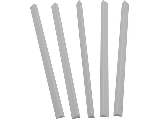 34227 C-line Slide-'n-Grip Binding Bars for Report Covers, 60-Sheet Capacity, White, 100/Box