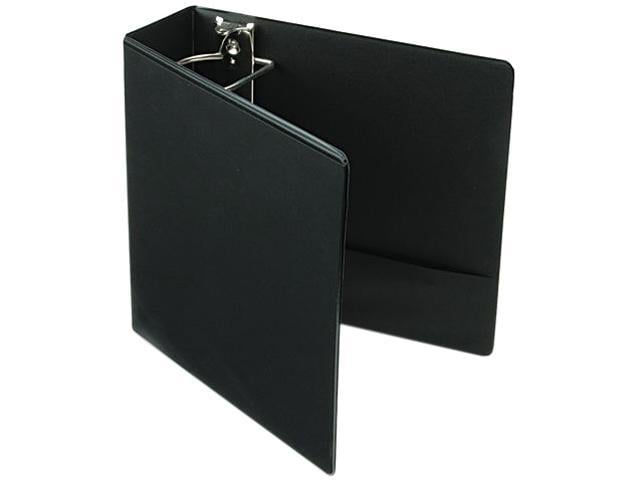 Photo 1 of Cardinal Vinyl ClearVue XtraValue Slant D-Ring Presentation Binder, 3" Capacity, Black