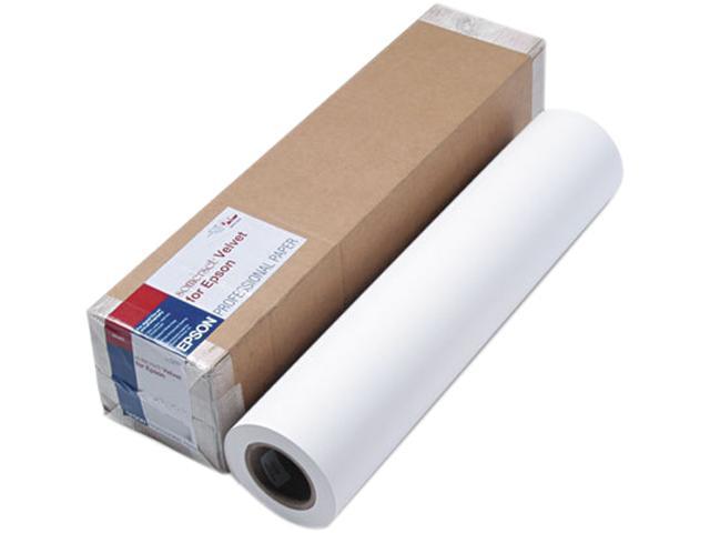 Epson America SP91203 Somerset Velvet Paper Roll, 255 g, 24" x 50 ft, White