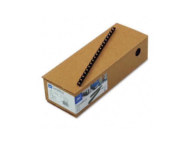 4011485 GBC CombBind Standard Spines, 3/8" Diameter, 55 Sheet Capacity, Navy Blue, 100/Box