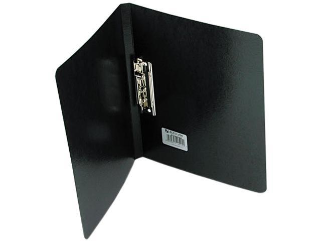 Black 5/8 Capacity ACCO PRESSTEX Grip Punchless Binder With Spring-Action Clamp 