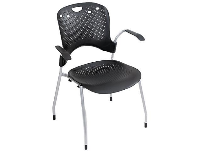 BALT 34554 Circulation Series Stacking Chair, Black, 25 x 23-3/4 x 34
