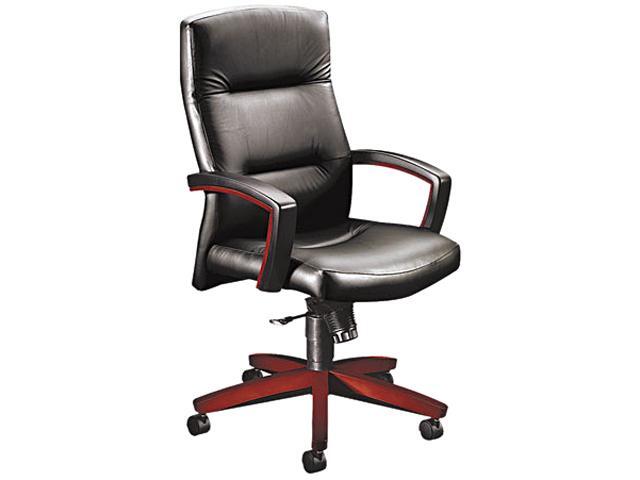 5000 Series Executive High Back Swivel Tilt Chair Black Leather