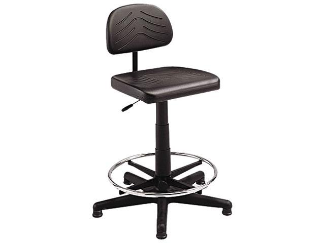 Safco 5110 TaskMaster EconoMahogany WorkBench Chair, Black