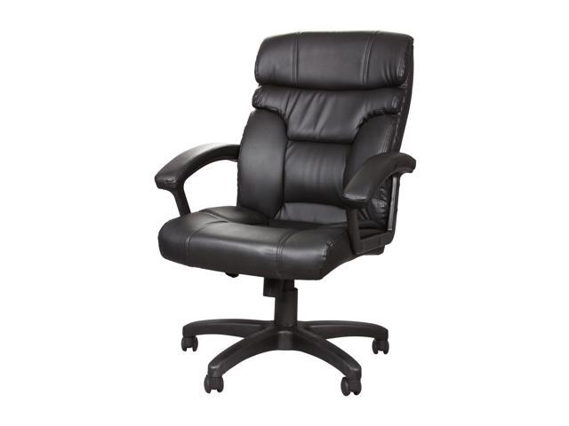 Rosewill RFFC-11008 - Black, High Back Executive LeatherPlus Chair