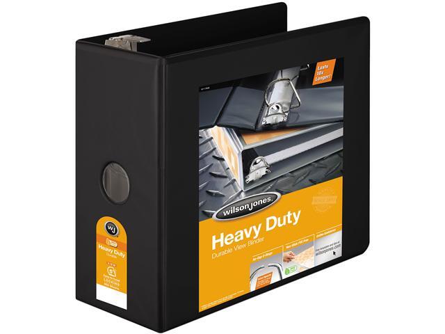 Wilson Jones W385 50BPP Heavy Duty D Ring View Binder With Extra Durable Hinge 3 Rings 5 