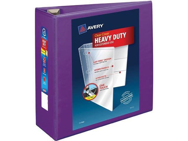 Avery 79813 Heavy-Duty View Binder with DuraHinge and Locking One Touch ...