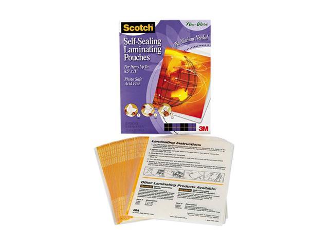 Scotch LS854-25G Self Laminating Sheets Letter Size - 25 Per Box for sale  online