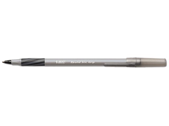 Black 8 EA Sealed Bic Xtra-Comfort Round Stic Grip Medium Point Ball Pen