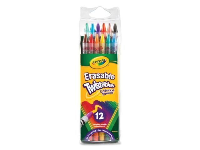 Crayola 68-7508 Twistables Erasable Colored Pencils, 12 Assorted Colors ...