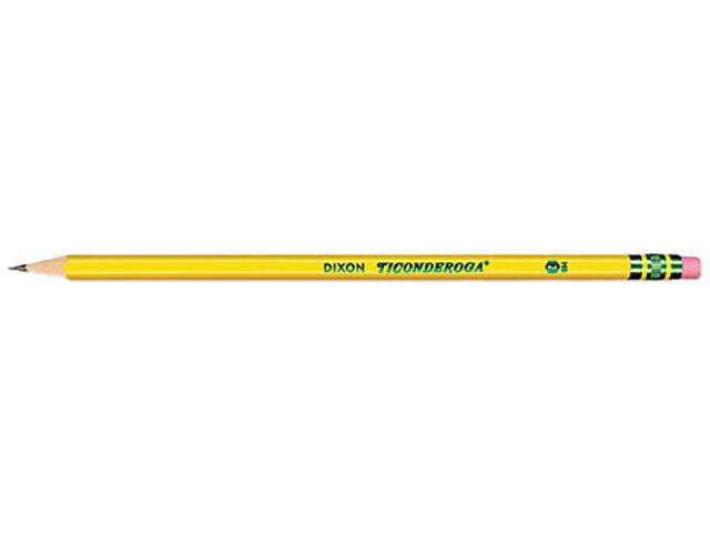 Dixon 13872 - Ticonderoga Woodcase Pencil, HB #2, Yellow Barrel, 96 Per ...