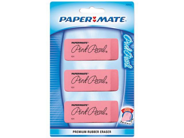 Paper Mate Pink Pearl Erasers Large 12 Count 70501 