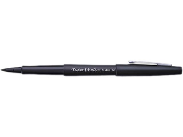 Paper Mate Flexgrip Ultra Ball Point Pen Fine Tip 0.3mm Line Black Pack 12 