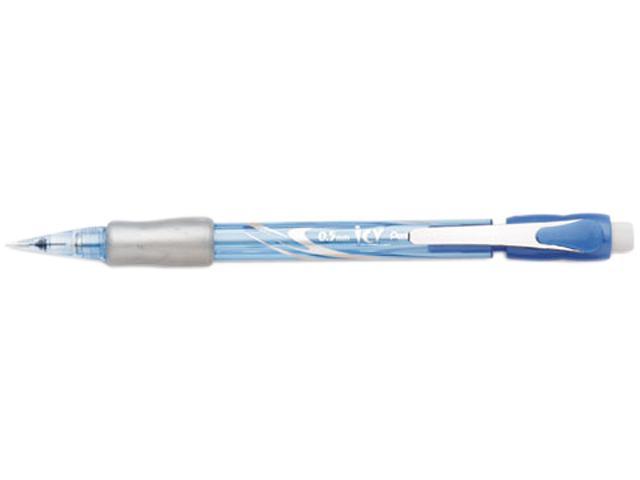 Pentel AL25TC Icy Mechanical Pencil, 0.50 mm, Transparent Blue Barrel