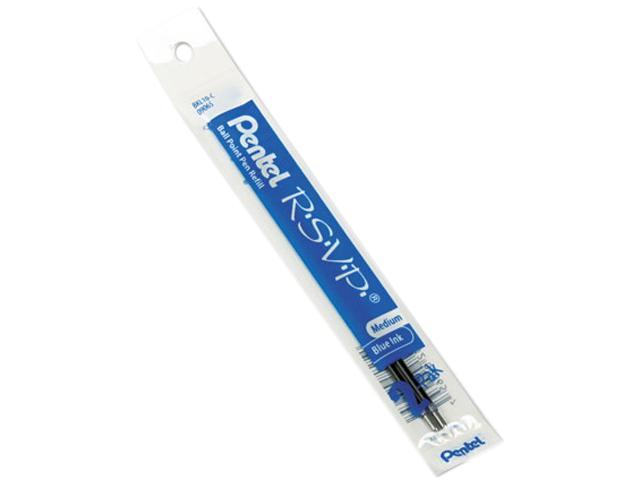 BK90-S Pentel RSVP Ball-Point Stick Pen, 0.7mm Fine Tip, Sky Blue