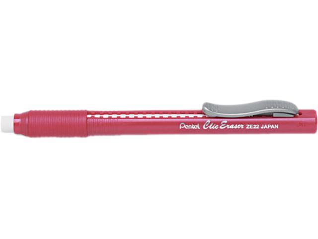 Pentel Clic Eraser Pencil-Style Grip Eraser Assorted 3//Pack ZE21BP3K6