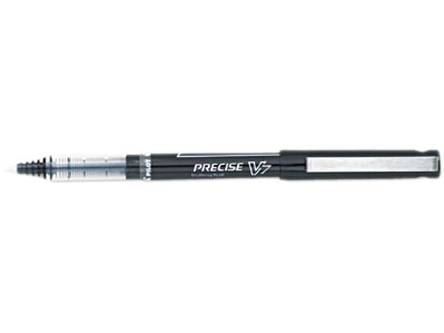 Pilot Precise V7 Stick Roller Ball Pen, Black Ink, Fine, 0.70 mm (Dozen)