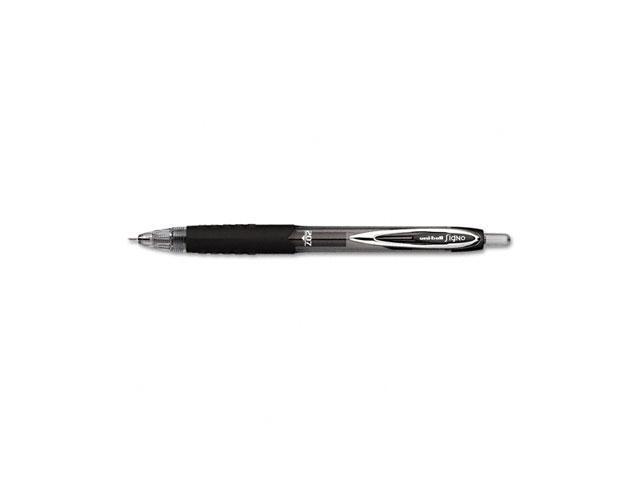 uni-ball 1736097 Signo 207 Roller Ball Retractable Gel Pen, Black Ink, Medium, Dozen