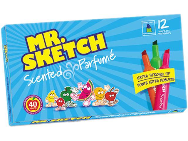 Mr. Sketch Scented Watercolor Markers, 12 Colors 