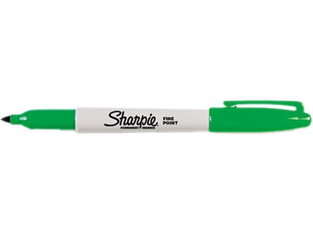 SHARPIE Permanent Marker - 5.3 mm Marker Point Size - Chisel Marker Point  Style - Black Ink - 8 / Pack with Black Permanent Marker, Fine Point