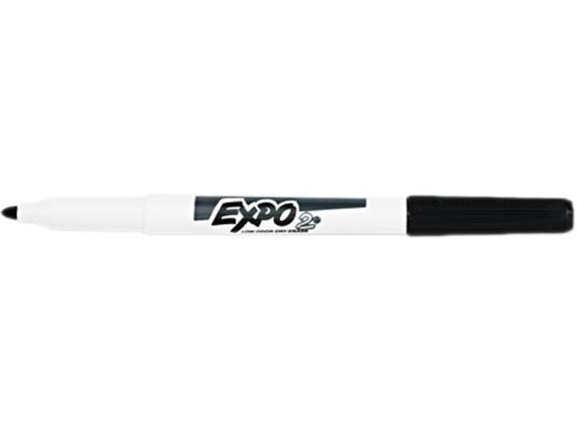Fine Point EXPO 86001 Low Odor Dry Erase Marker Black Pack of 12 