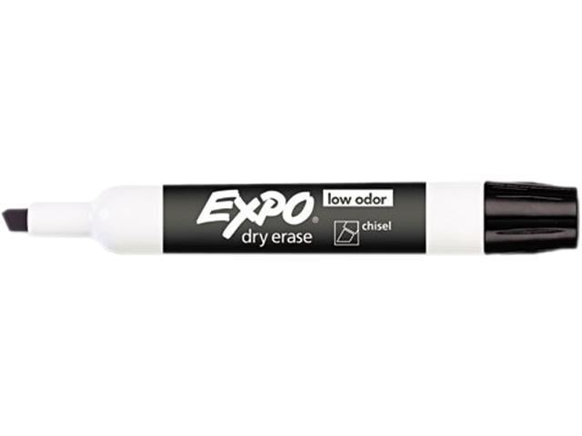 80001 Expo Low Odor Dry Erase Whiteboard Marker Chisel Tip 1 Each Black 