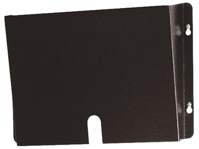 Buddy Products 5204-4 Deep Steel Wall Pocket for Medical Records, Letter, Black