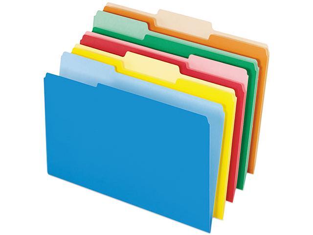 Pendaflex 435013ASST Interior File Folders, 1/3 Cut Top Tab, Legal ...