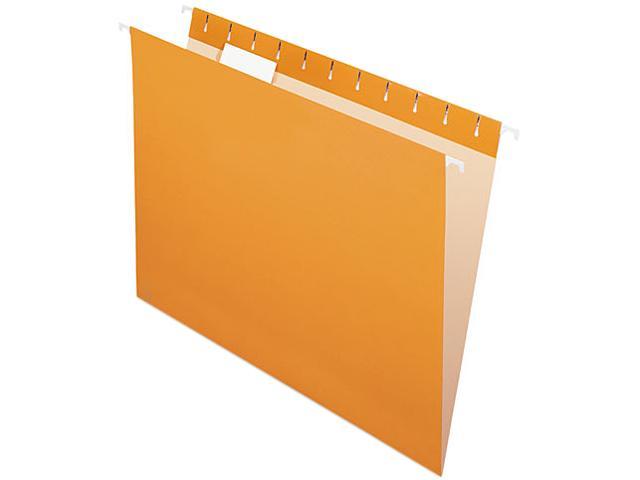 Pendaflex Essentials Colored Hanging Folders 1/5 Tab Letter Pink 25/Box 81609 