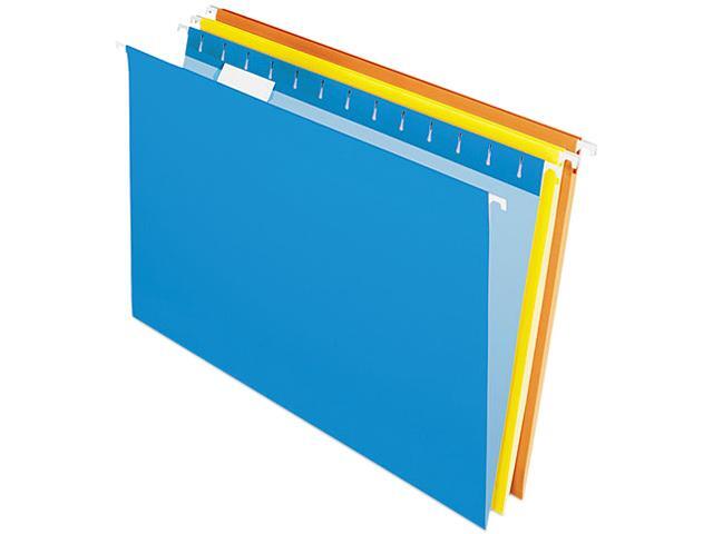 Pendaflex Hanging File Folder Tabs 1/3 Tab 3 1/2 Inch Red Tab/White Insert 25 - View #8